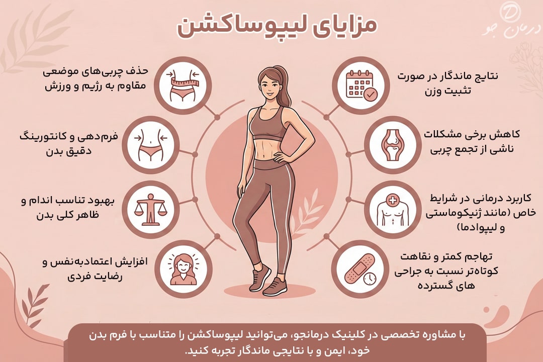مزایای لیپوساکشن